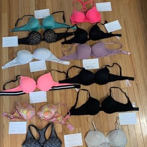 Name brand bras!